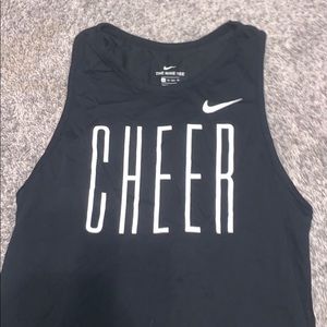 NIKE BLACK CHEER TANK